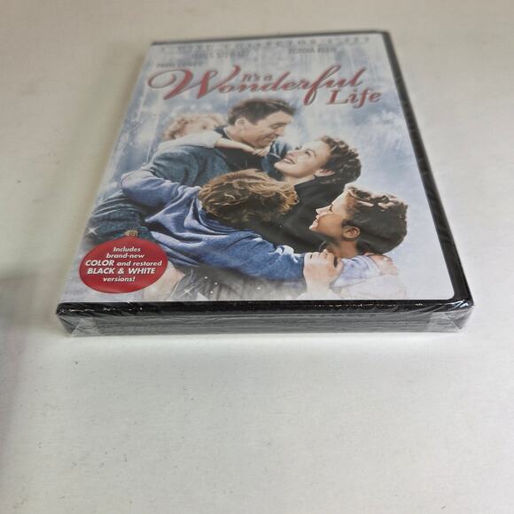 It's a Wonderful Life 2‑Disc Collector’s Set (Color + B&W) – New, Sealed - Picture 3 of 4